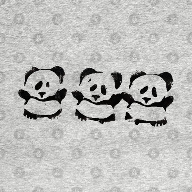 3 Pandas / Swiss Artwork Photography by RaphaelWolf